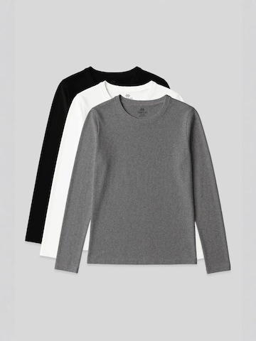 Tommy Life Tričko 'T-Shirts' – šedá: přední strana