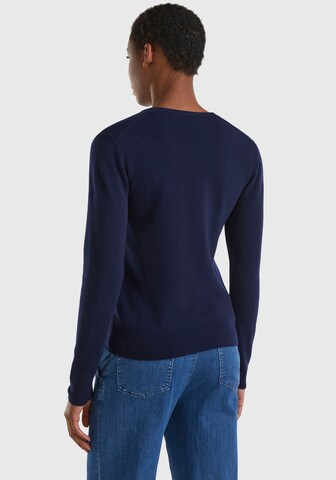 UNITED COLORS OF BENETTON Pullover in Blau