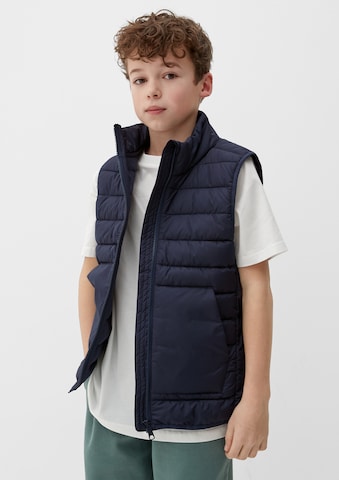 s.Oliver Vest in Blue: front