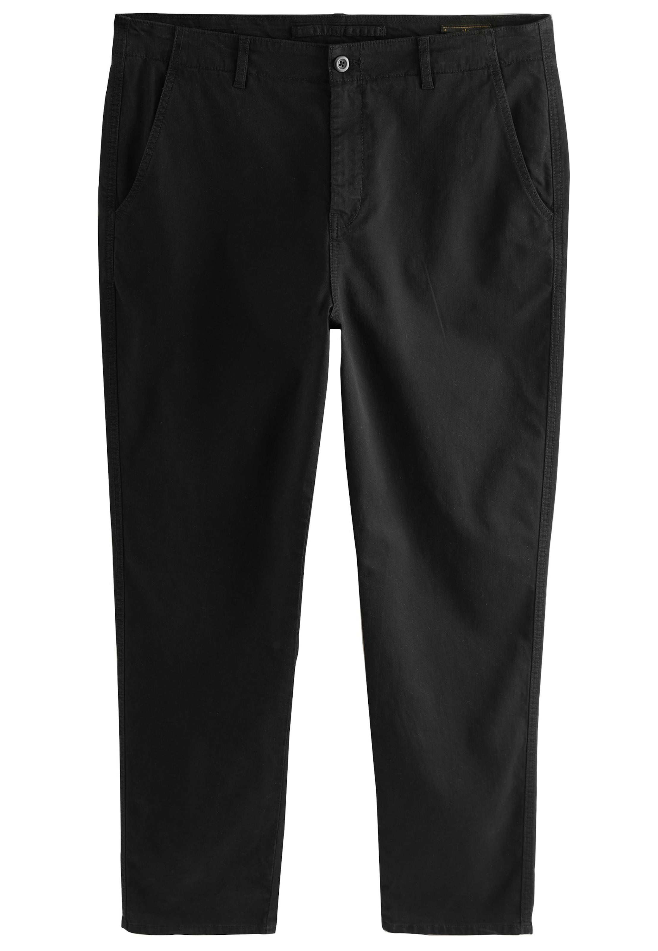 Next Szabványos Chino nadrág - fekete: elől