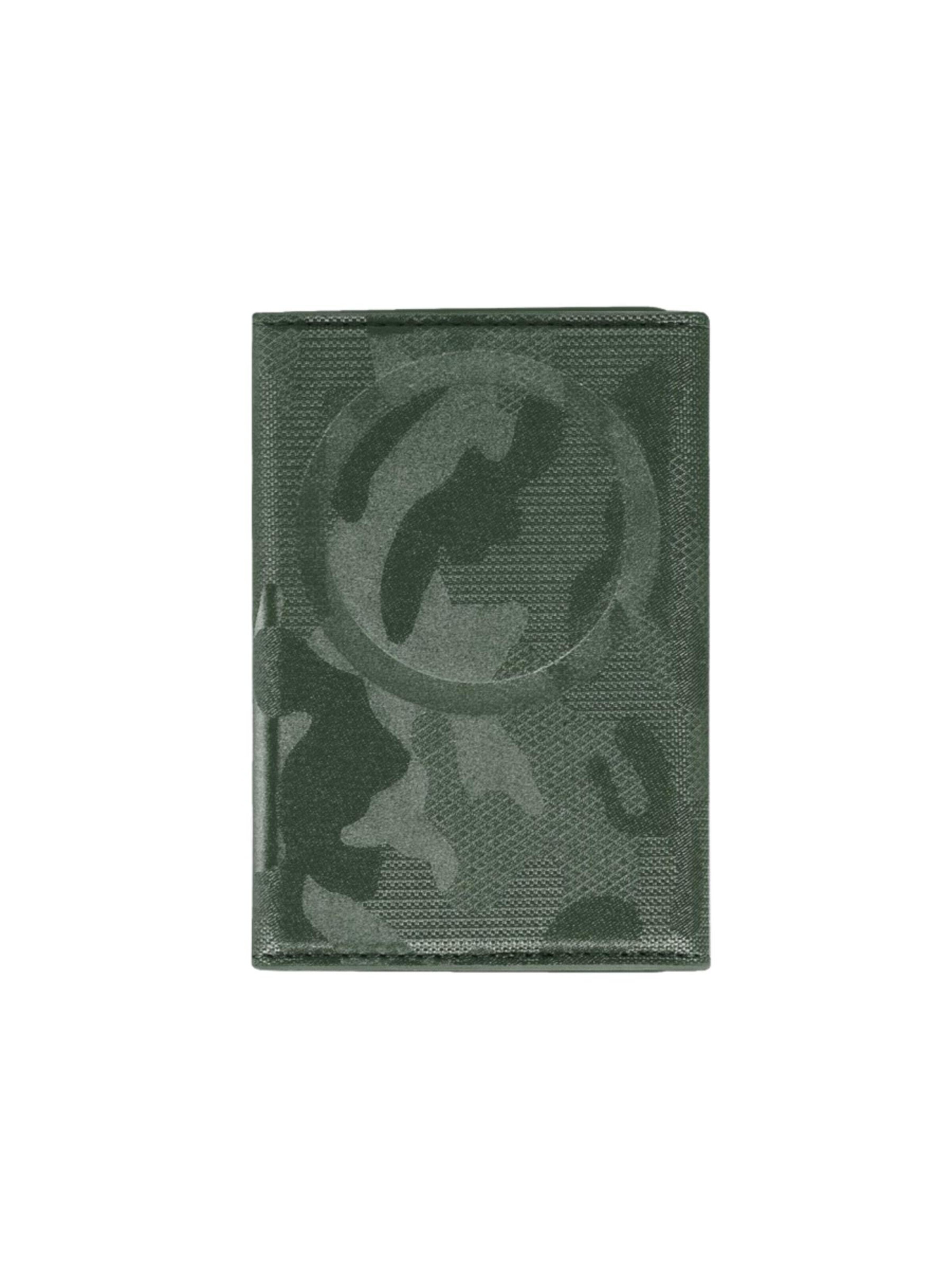 Techmade Wallet 'Etres Smart Wallet - Flach • Camo' in Green