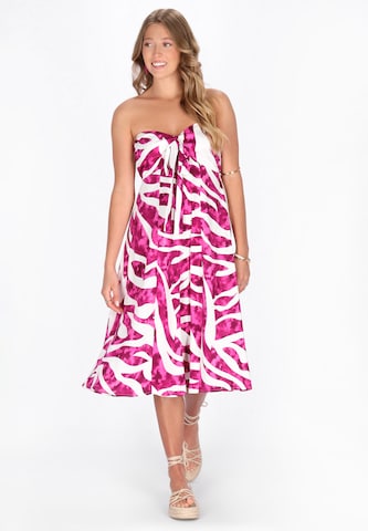 IZIA Jurk 'Festival' in Roze