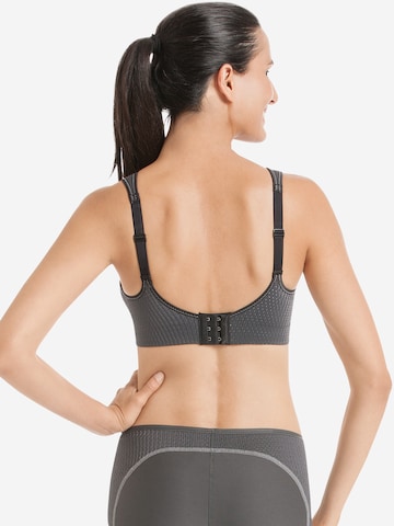ANITA Bralette Bra 'Air Control Delta Pad Sport' in Grey