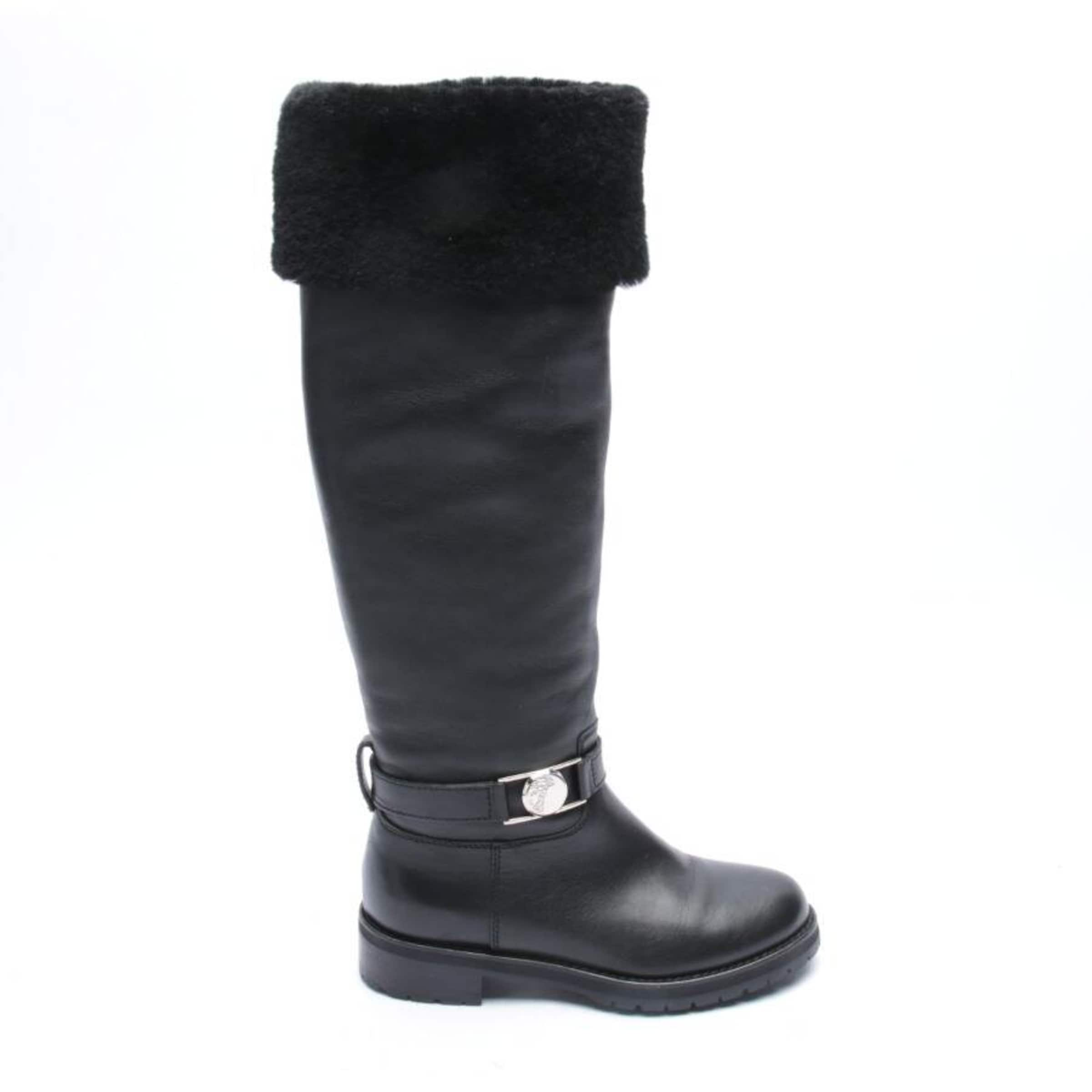 Versace hot sale fur boots