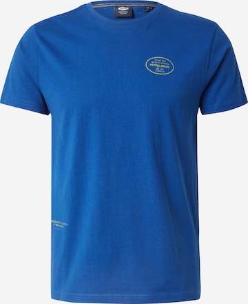 T-Shirt Petrol Industries en bleu : devant