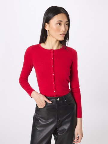 King Louie Knit Cardigan in Red: front