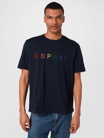 ESPRIT Shirt in Blauw: voorkant