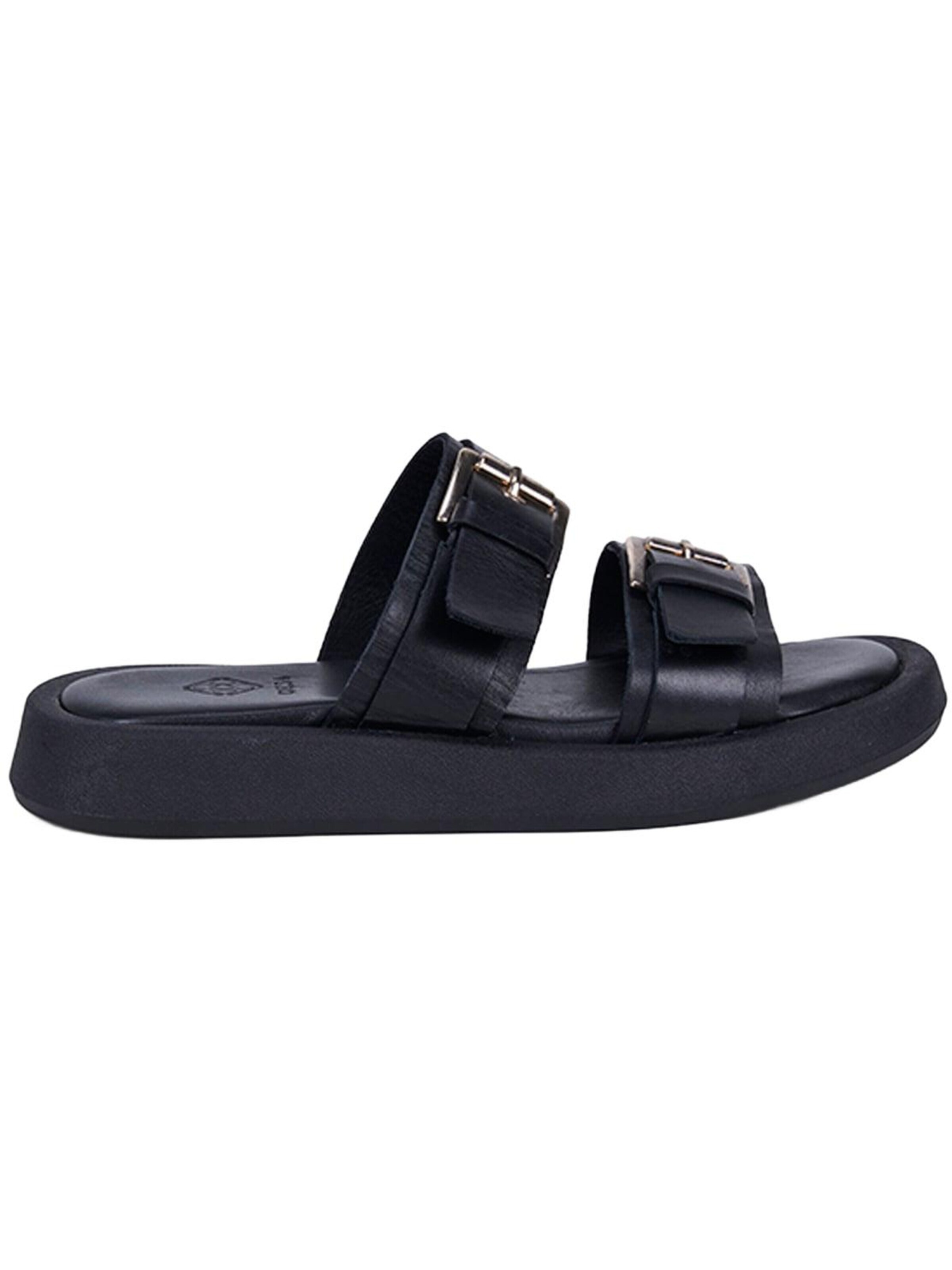 Desa Slippers 'Folien' in Black