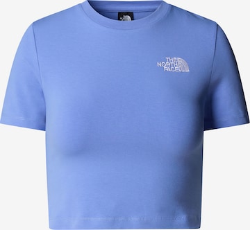 T-shirt THE NORTH FACE en bleu : devant