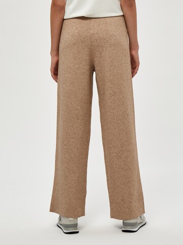 Wide Leg Pantalon 'Rosalia' Peppercorn en beige