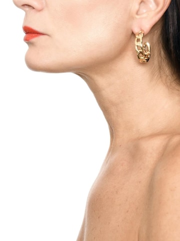 Addicted2 Fülbevalók 'Sekhmet orecchini a cerchio catena placcati oro 18kt' - arany