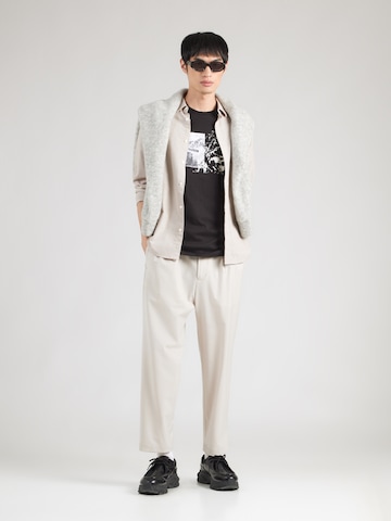 BOSS - Camiseta 'Te_Motors' en negro