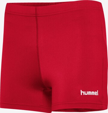 Hummel Skinny Sportunterhose in Rot