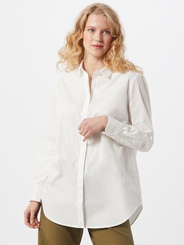 modström - Blusa 'Arthur' en blanco: frente