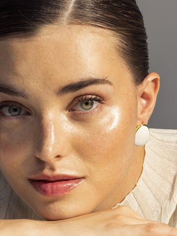 Luxenter - Pendientes 'Malius' en blanco