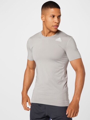 T-Shirt fonctionnel ADIDAS SPORTSWEAR en gris : devant