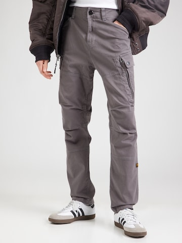 G-STAR Tapered Cargo nadrágok 'Roxic' - szürke: elől