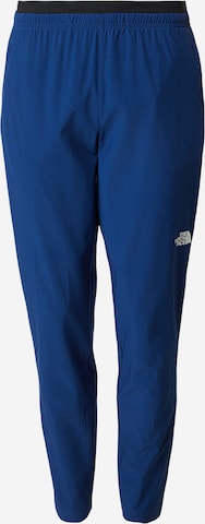 Regular Pantaloni sport de la THE NORTH FACE pe albastru: față