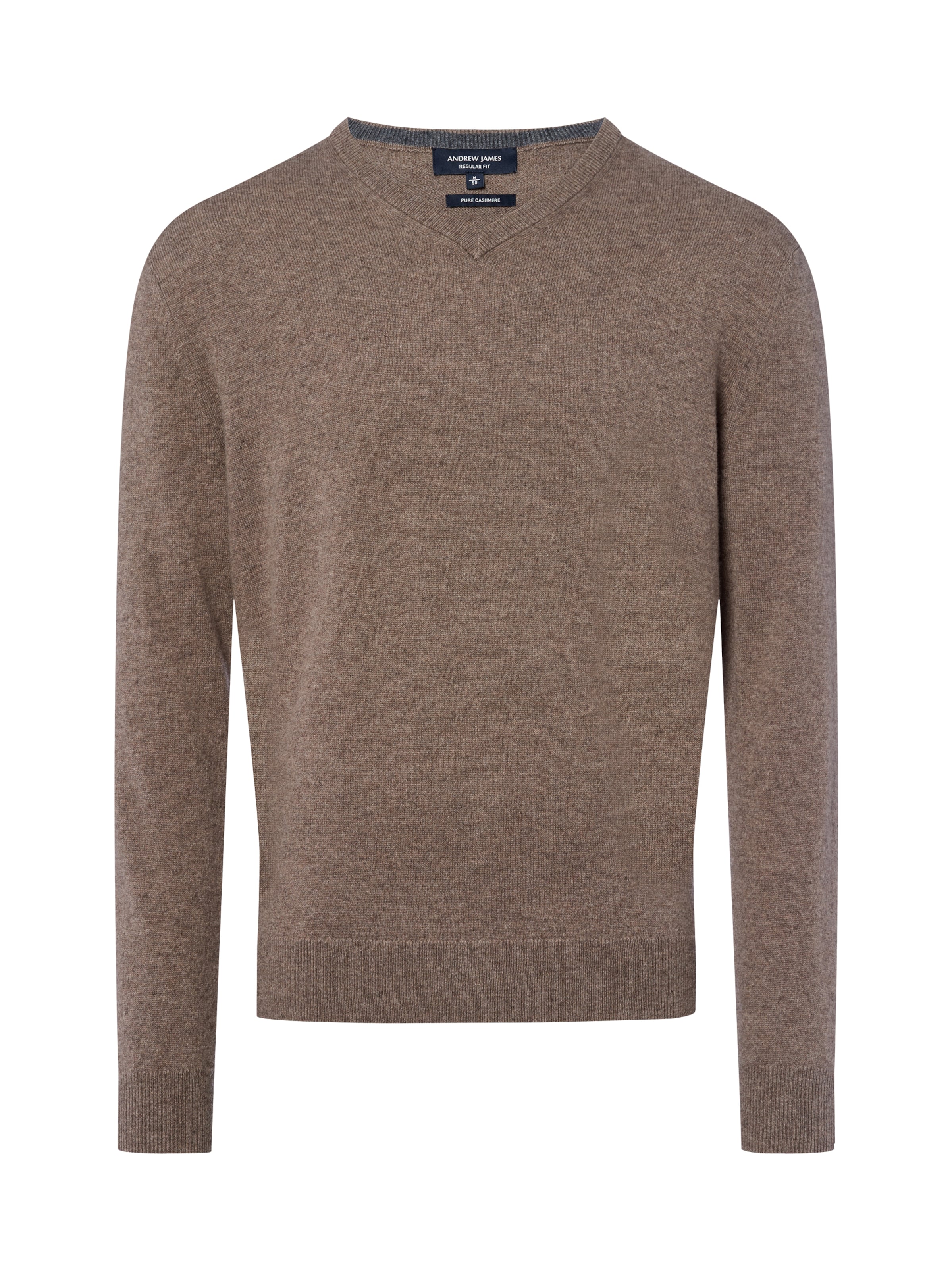 Pull-over Andrew James en marron : devant