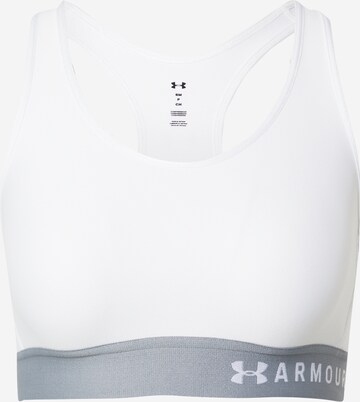 UNDER ARMOUR Sportovní podprsenka 'Armour Mid Keyhole' – bílá: přední strana