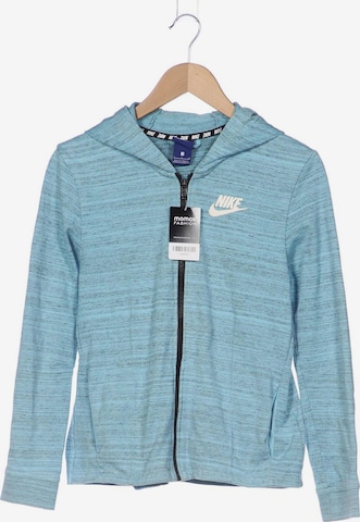 NIKE Sweatshirt & Zip-Up Hoodie in S in Blue: front
