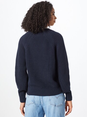 Superdry Knit Cardigan 'Vintage' in Blue