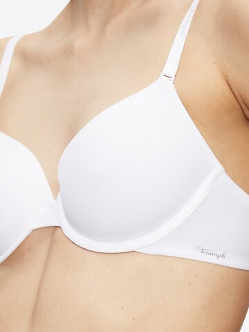 TRIUMPH T-shirt сутиен Сутиен 'Body Make-Up ' в бяло