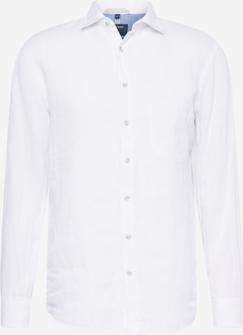 OLYMP Regular fit Button Up Shirt in White: front