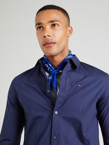Tommy Jeans Slim fit Overhemd in Blauw