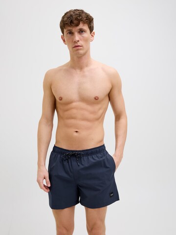 JACK & JONES Zwemshorts 'JPSTMaui' in Blauw