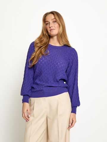 Peppercorn Pullover 'Rosalia' in Lila: Vorderseite