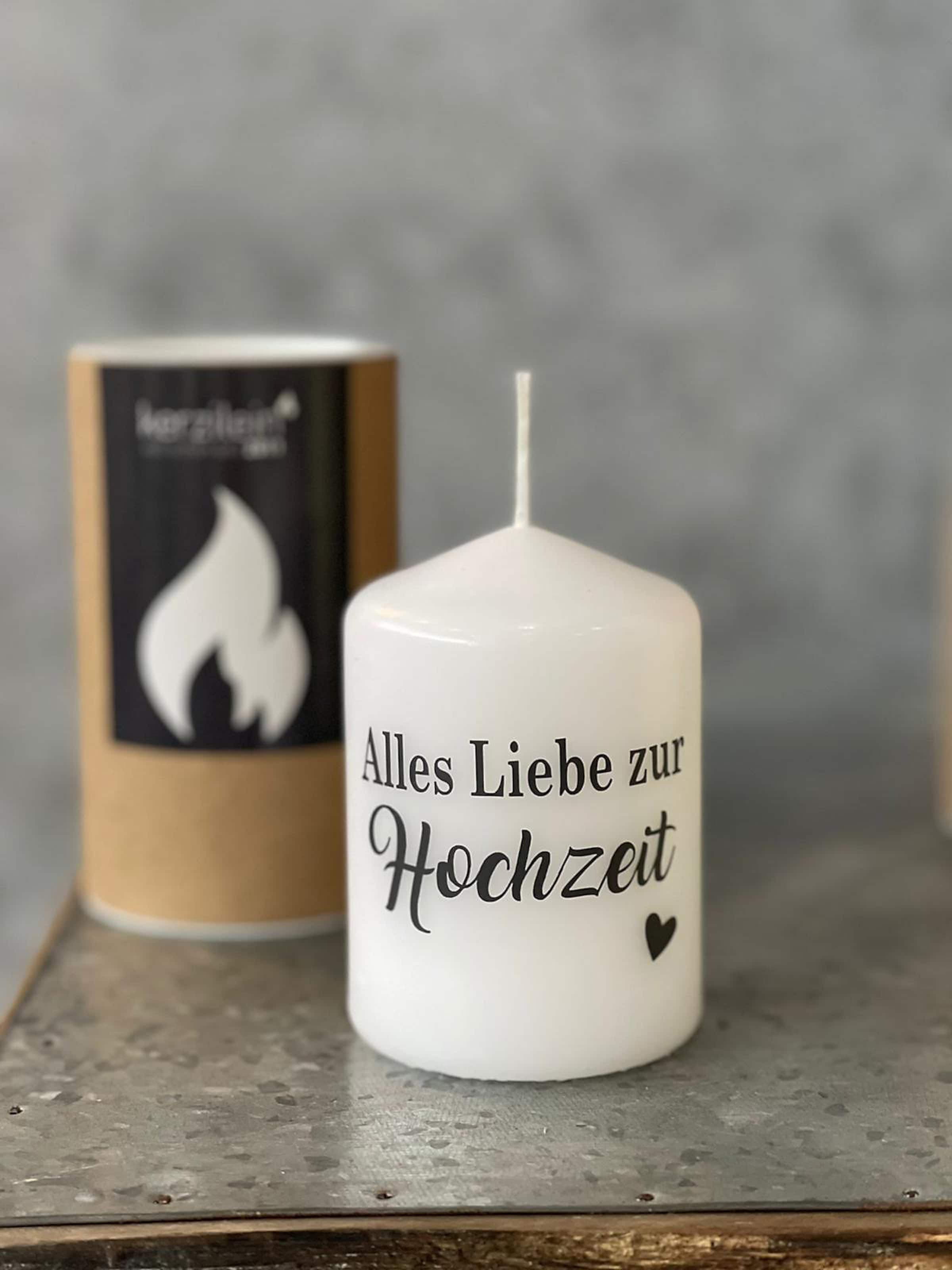 Männer Wohn-Accessoires kerzilein Kerze 'Herzlichen Glückwunsch' in Weiß - SP91102 Männer Wohn-Accessoires kerzilein Kerze 'Herzlichen Glückwunsch' in Weiß - SP91102