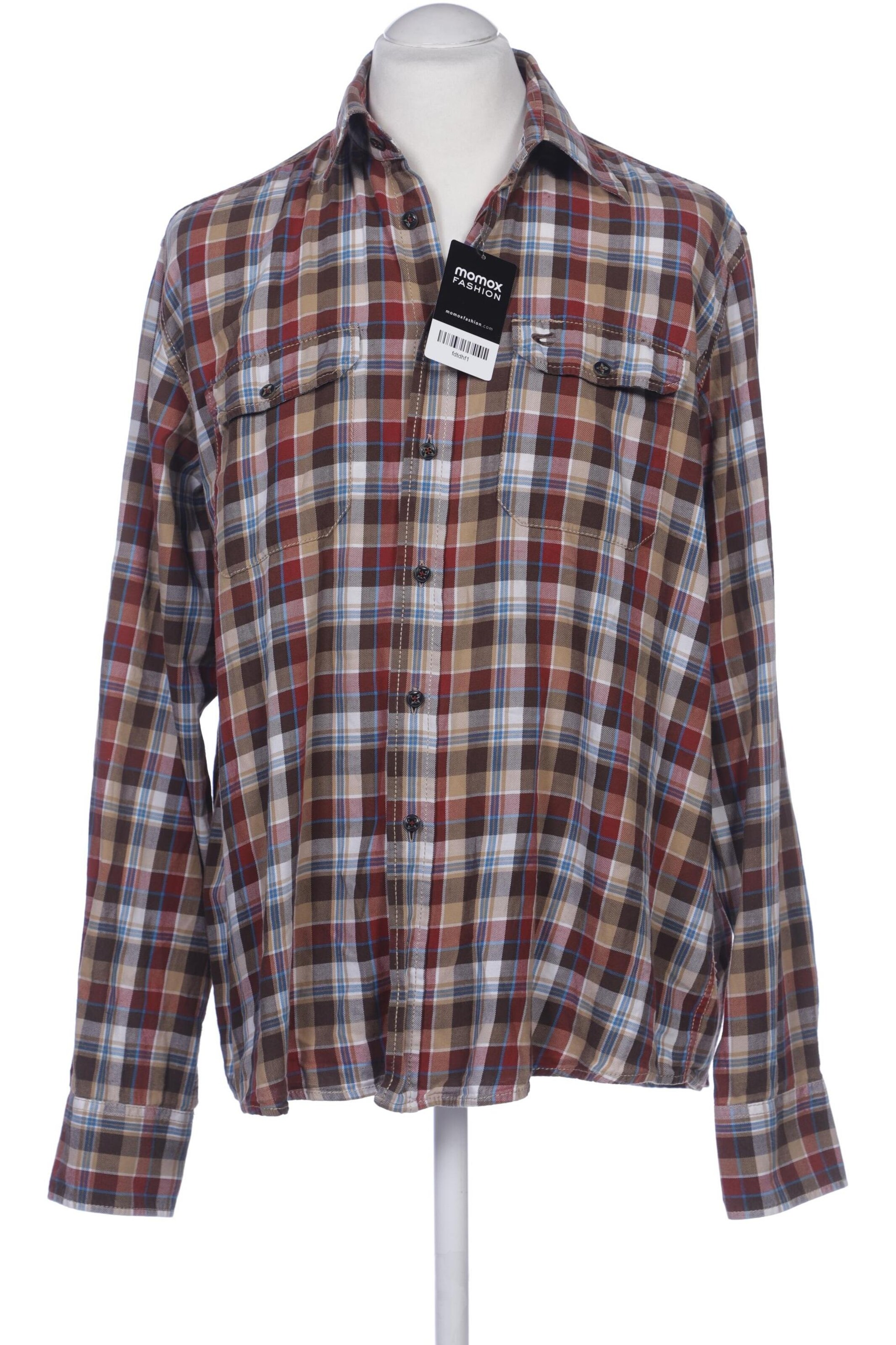 CAMEL ACTIVE Button Up Shirt in XL in Brown: front