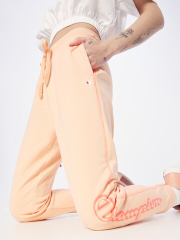 Champion Authentic Athletic Apparel Tapered Trousers in Pink