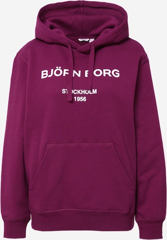 BJÖRN BORG Sports sweatshirt 'BOYFRIEND' in Red: front