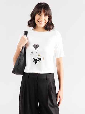 MORE & MORE - Camiseta en blanco: frente