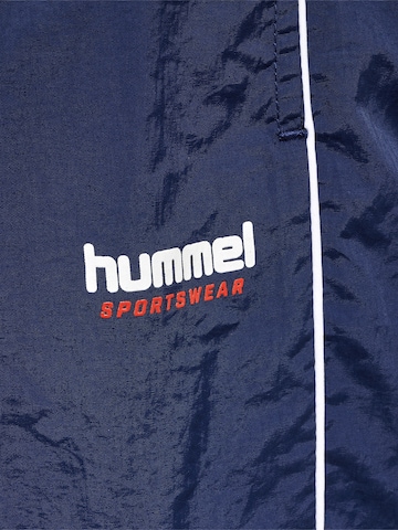 Hummel Tapered Sportbroek in Blauw