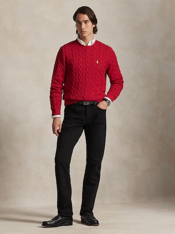 Pulover de la Polo Ralph Lauren pe roșu