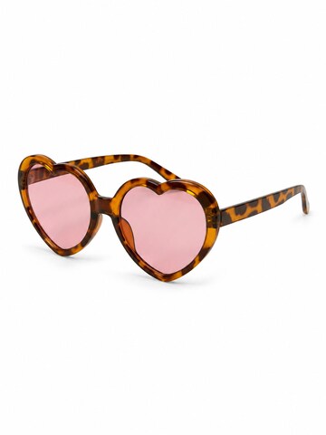 COLLEZIONE ALESSANDRO Sunglasses 'Heart' in Pink: front