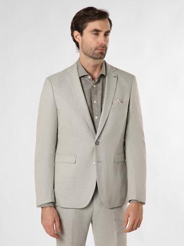 Finshley & Harding London Slim fit Suit Jacket ' Brixdon ' in Beige: front
