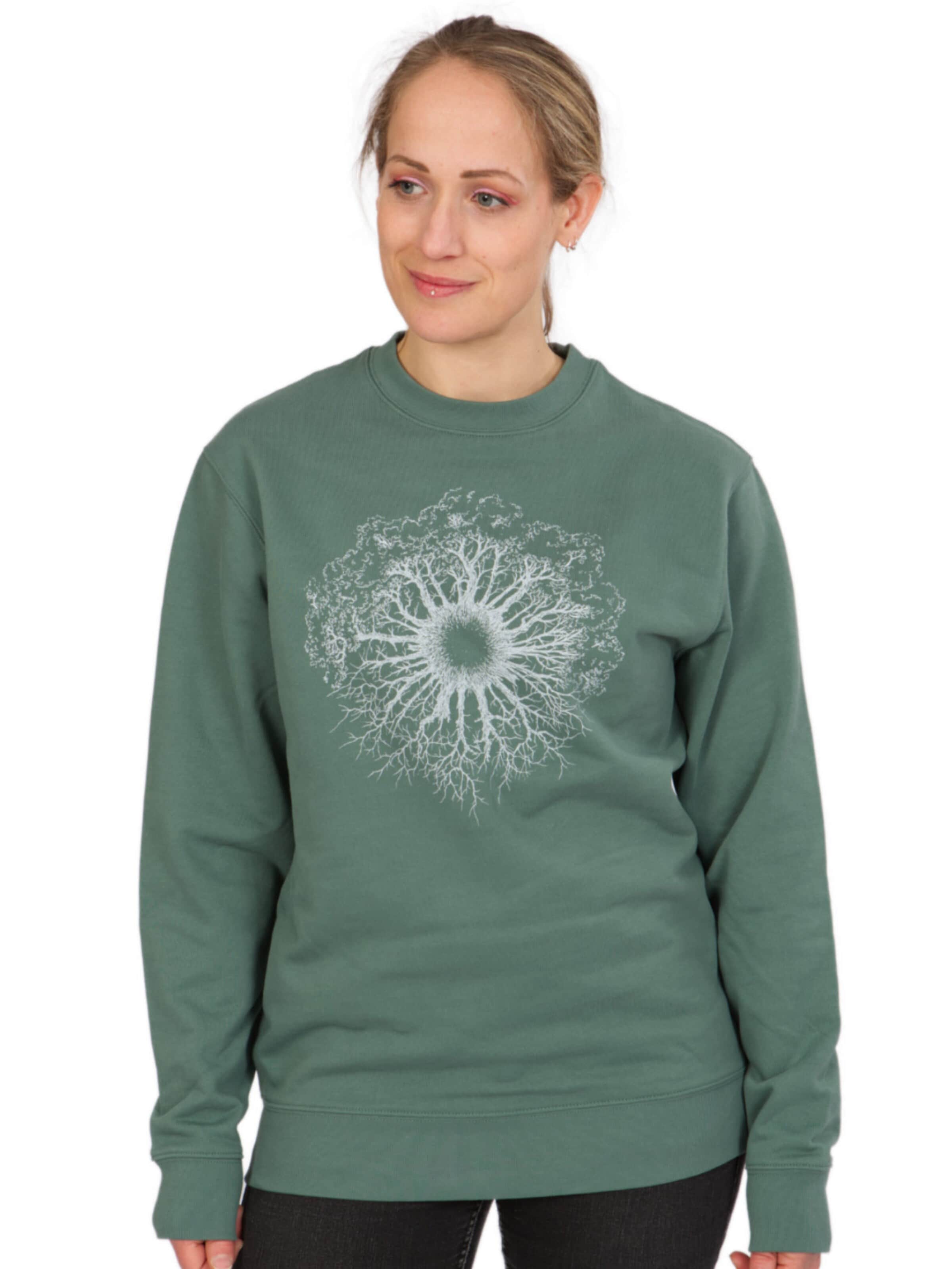 Life-Tree Sweatshirt in Blue: front