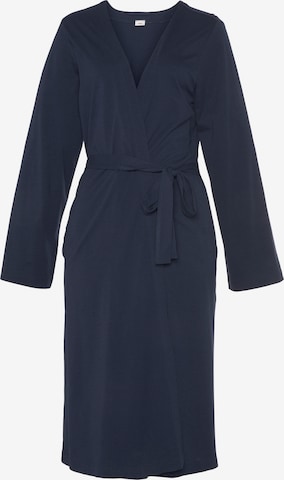 s.Oliver Dressing gown in Blue: front