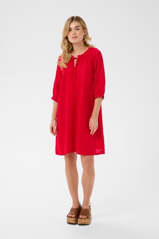 Cream Jurk 'CRBellis' in Rood