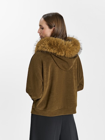 Le Temps Des Cerises Sweatvest in Groen