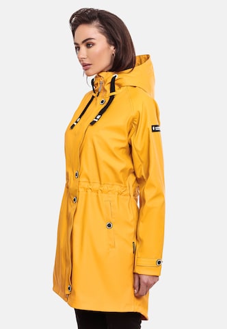 Cappotto funzionale 'Rainy Flower' di NAVAHOO in giallo