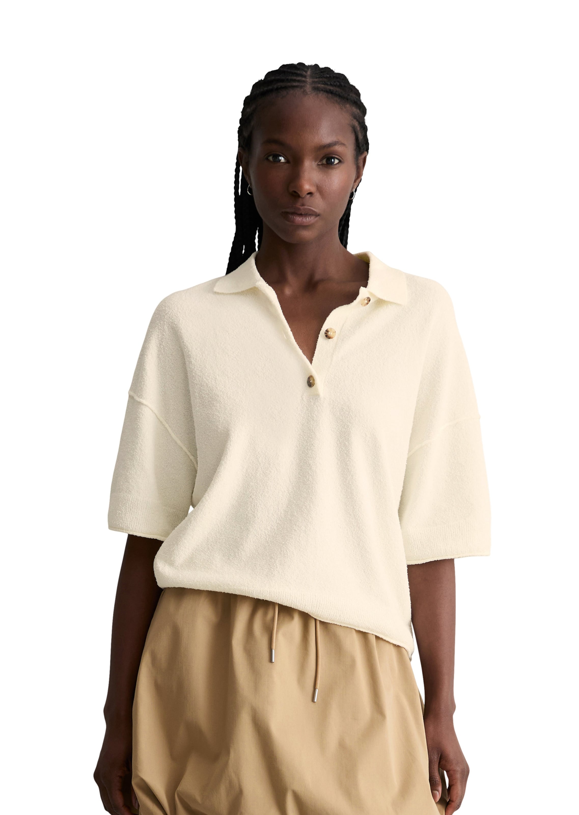 Marc O'Polo DENIM Sweater in Beige: front
