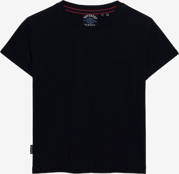 Superdry & Co Футболка 'ESSENTIAL' в Синий: спереди