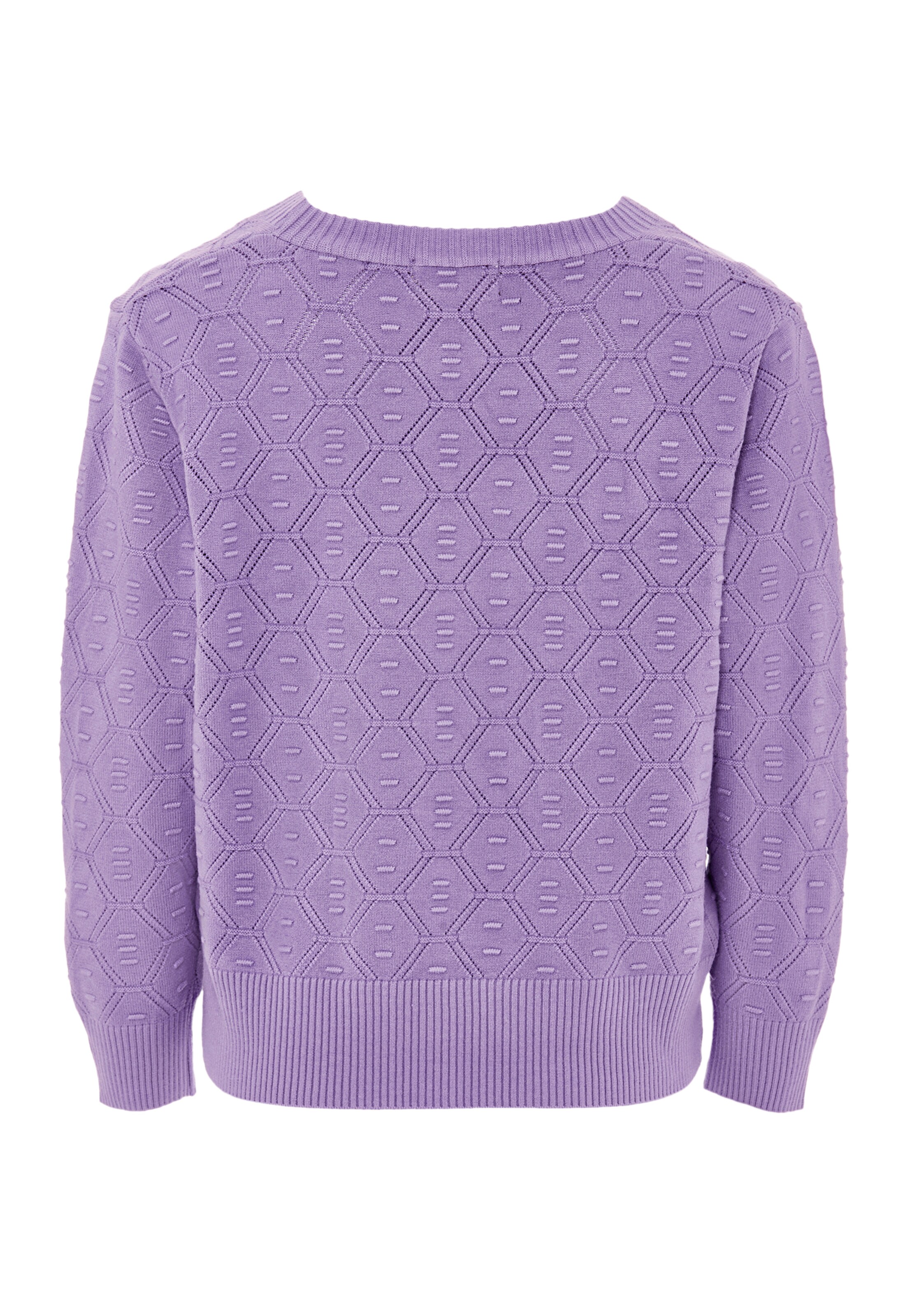 ALARY Gebreid vest in Lila