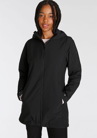 JACK WOLFSKIN Outdoor Jacket in Black: front