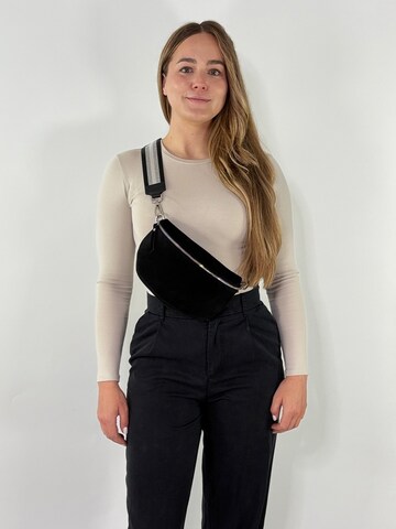 lePelou - Riñonera 'ELVA medium' en negro